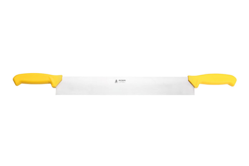 Au Nain Sigma 40cm 2-handle cheese knife in yellow PP