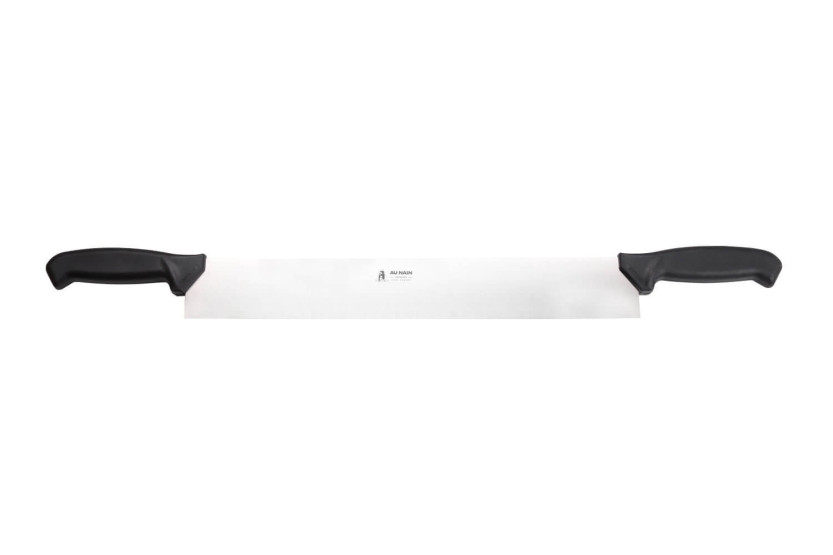 Au Nain Sigma 40 cm sort PP-ostekniv med 2 håndtag