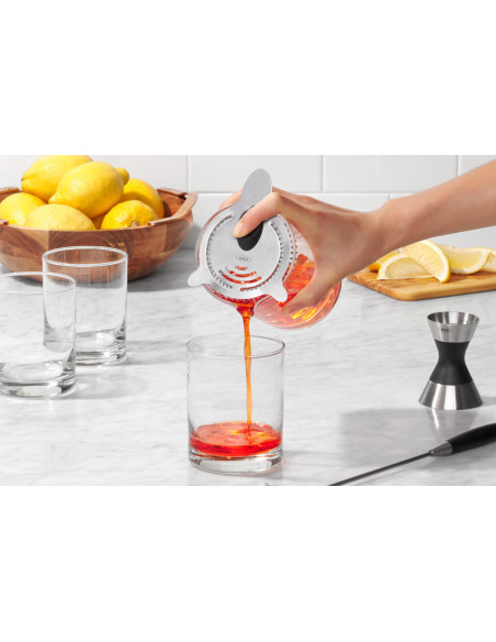 Colador de cócteles de acero inoxidable Oxo