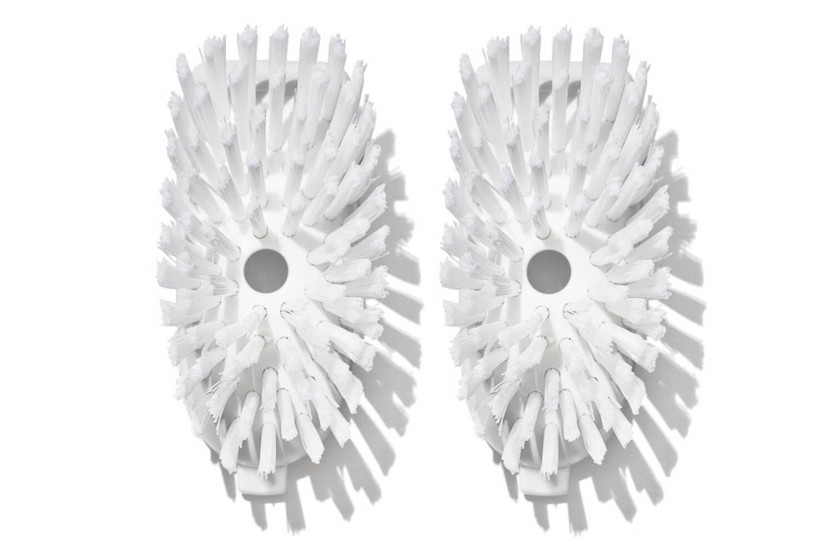 Conjunto de 2 escovas de substituição Oxo para escovas de máquina de lavar louça com dispensador de sabão