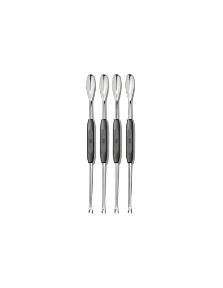 Set van 4 Oxo 24cm roestvrijstalen schelpdier curettes