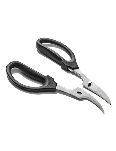 Oxo Krustentierschere mit gebogener, gezahnter Klinge