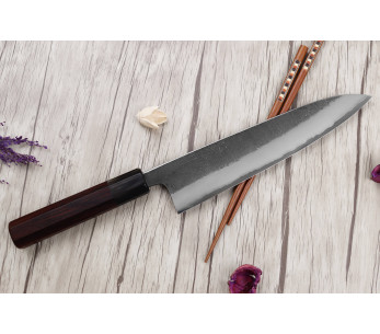 Kokki ' s veitsi 21cm Toshihiro Wakui Shirogami 2 San Maï nashiji japanilainen käsintehtyjä 2