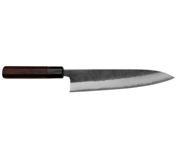 Kockkniv 21cm Toshihiro Wakui Shirogami 2 San Maï nashiji japansk handgjord