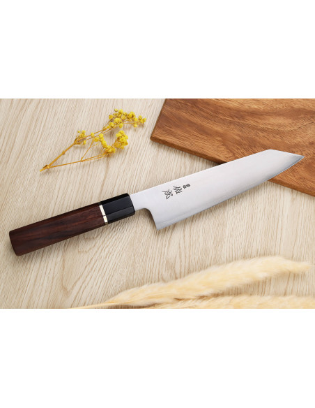 21cm Sukenari SG2 San Maï handmade Japanese kiritsuke chef ' s knife with rosewood handle