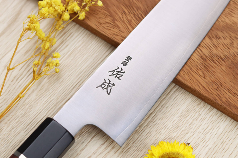 21cm Sukenari SG2 San Maï handmade Japanese kiritsuke chef ' s knife with rosewood handle