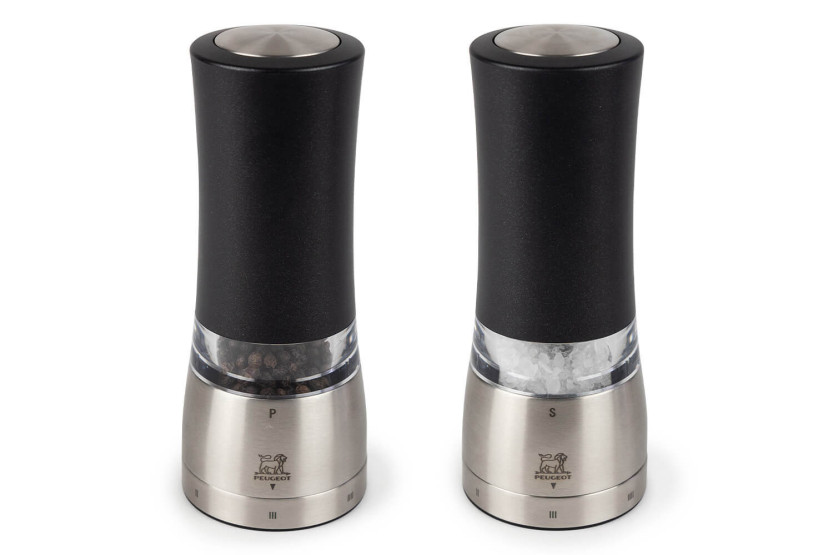 Conjunto de moinho de sal e pimenta elétrico Peugeot Daman