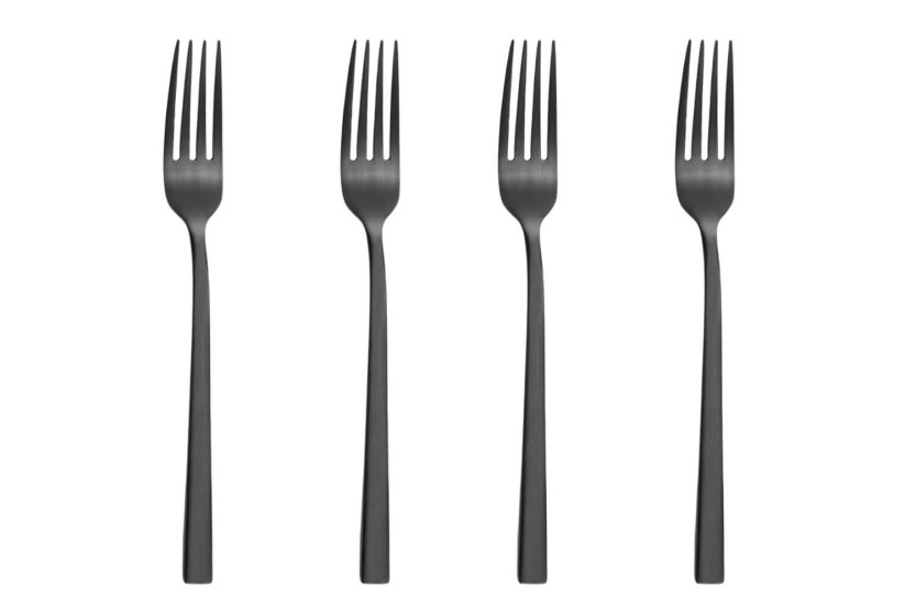 Menagerie 16 Tafelbesteck Amefa Square aus Edelstahl 18/0 - Schwarzes Finish