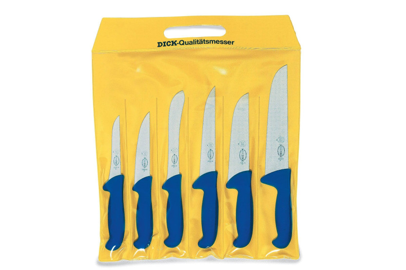 Conjunto de 6 facas de talhante em aço NSF DICK ERGOGRIP