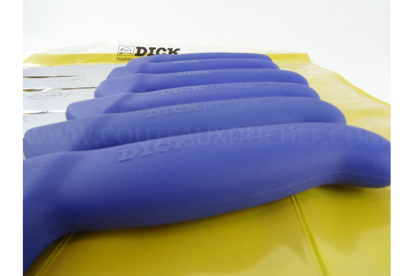 Set van 6 DICK ERGOGRIP NSF stalen slagersmessen