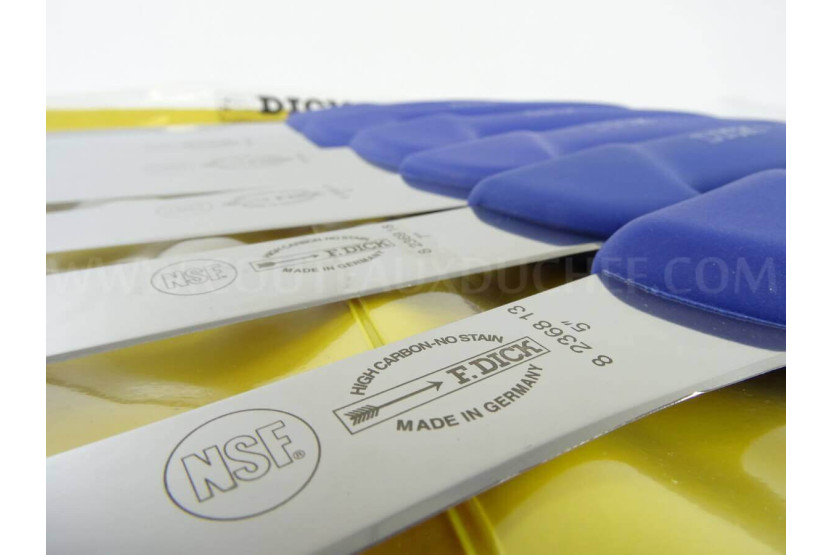 Conjunto de 6 facas de talhante em aço NSF DICK ERGOGRIP