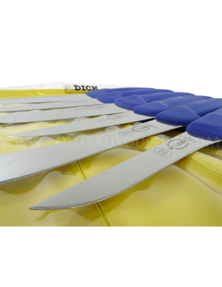 Conjunto de 6 facas de talhante em aço NSF DICK ERGOGRIP