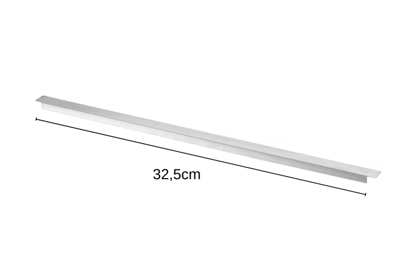 Hendi Kitchen Line mellomstang for GN 1/2 gastronormbeholdere - Lengde 32,5 cm