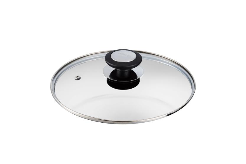 Beka Essential glasslokk med ring i rustfritt stål