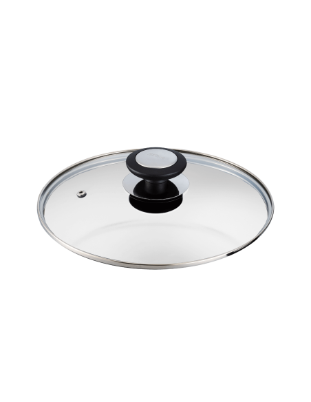 Beka Essential glasslokk med ring i rustfritt stål