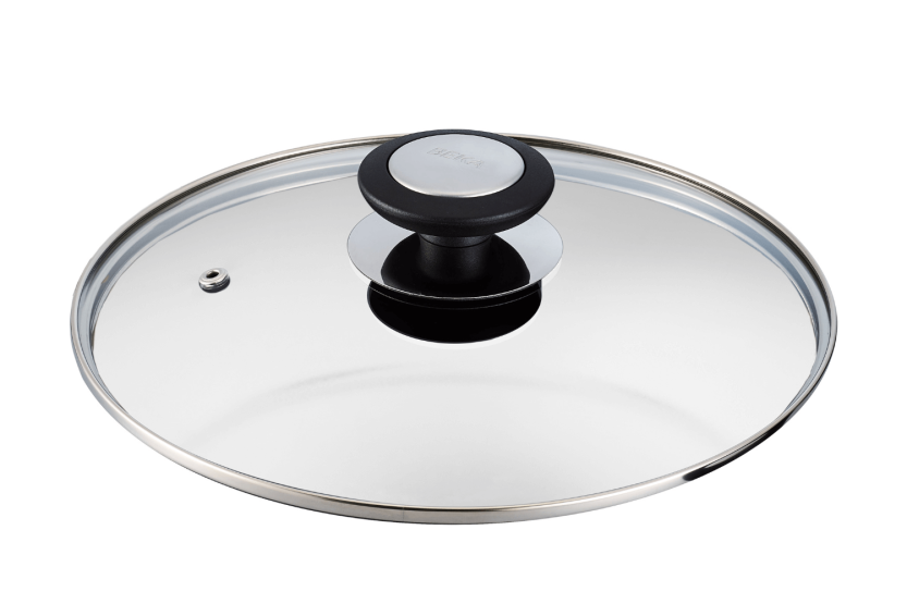 Beka Essential glasslokk med ring i rustfritt stål