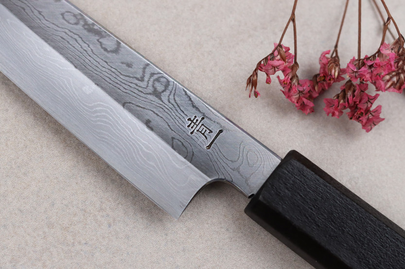 Kagekiyo Damascus Yoshikazu Tanaka 15cm handgemaakt Japans universeel mes