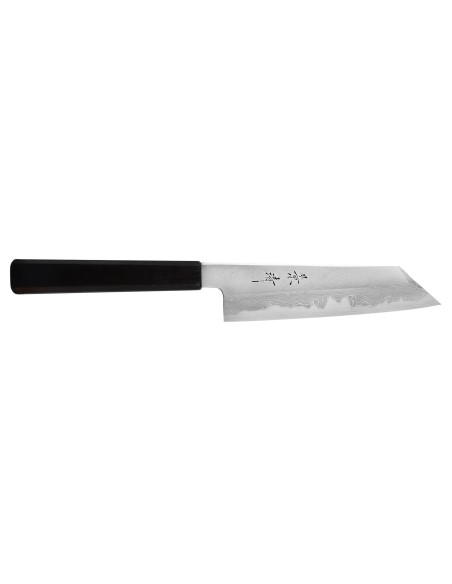coltello santoku ciliegia giapponese artigianale Kagekiyo Damas Yoshikazu Tanaka 18 cm
