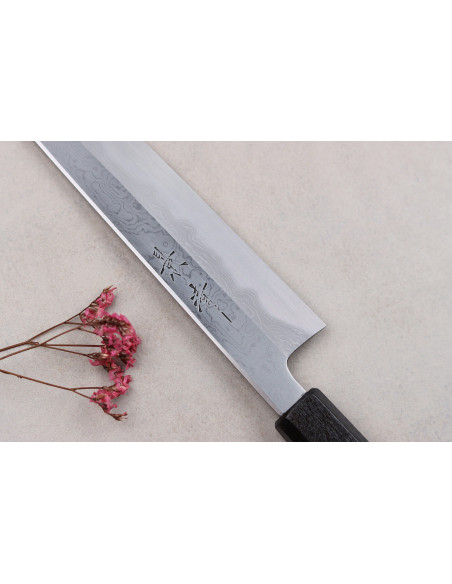 Kagekiyo Damascus Yoshikazu Tanaka 27 cm japansk sujihiki håndlaget kniv