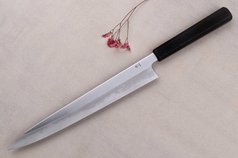 Kagekiyo Damasco Yoshikazu Tanaka 27 cm coltello giapponese sujihiki fatto a mano