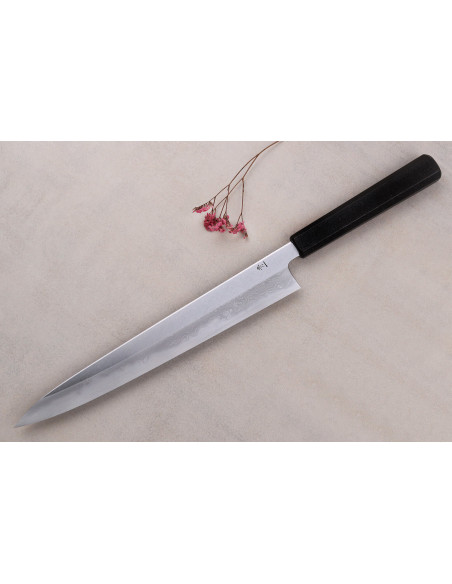 Kagekiyo Damascus Yoshikazu Tanaka 27cm Japans sujihiki handgemaakt mes