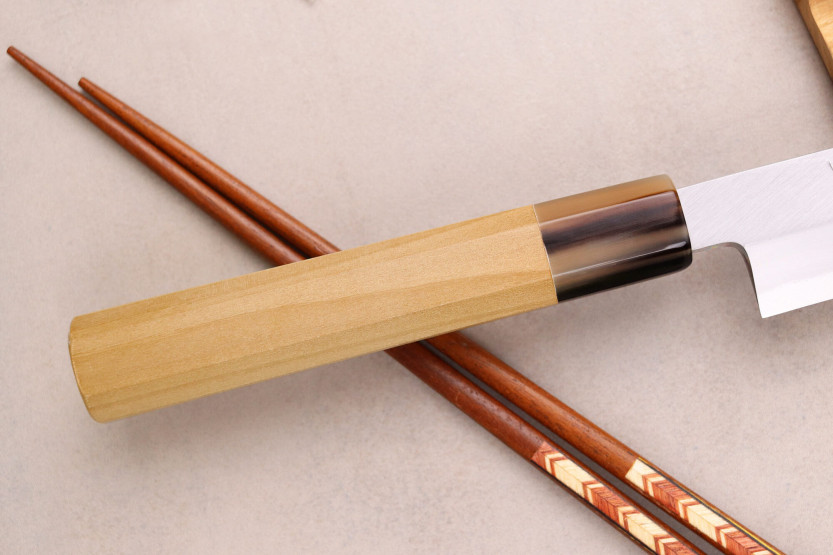Couteau sakimaru takohiki japonais artisanal Yoshihiro Hongasumi Hvit 2 stål 27cm
