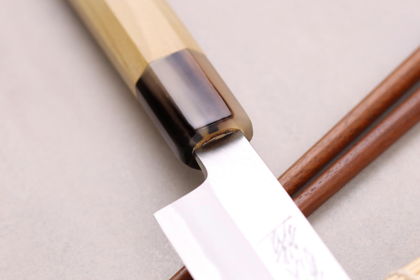 Couteau sakimaru takohiki japonais artisanal Yoshihiro Hongasumi Weiß 2 Stahl 27cm