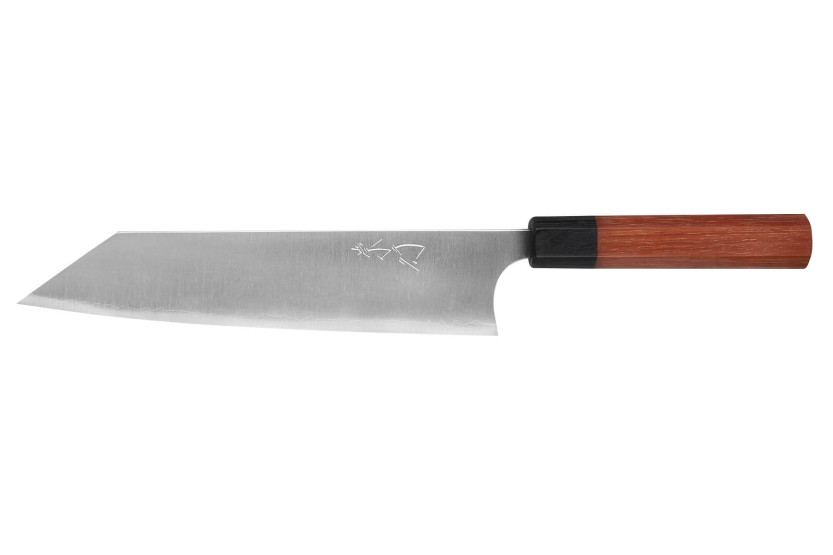 Faca de chef japonesa kiritsuke Shibata Koutetsu 21cm feita à mão