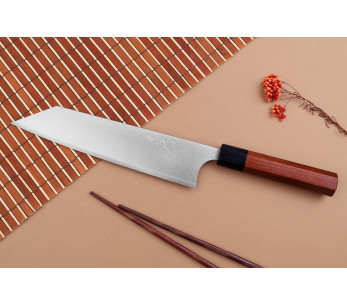 Shibata Koutetsu 21cm käsintehty japanilainen kiritsuke kokki ' s veitsi 2