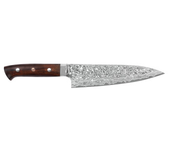 Coltello da chef giapponese Takeshi Saji R2 Damas Mosaïque 18 cm