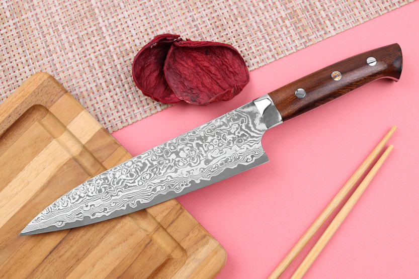 Faca de chef japonesa Takeshi Saji R2 Damas Mosaïque 18cm