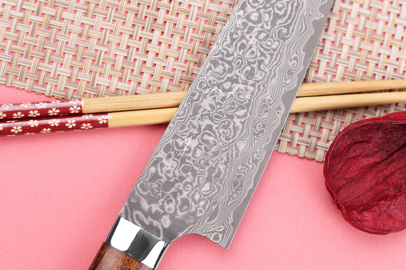 Takeshi Saji R2 Damas Mosaïque Japansk kokkekniv 18 cm