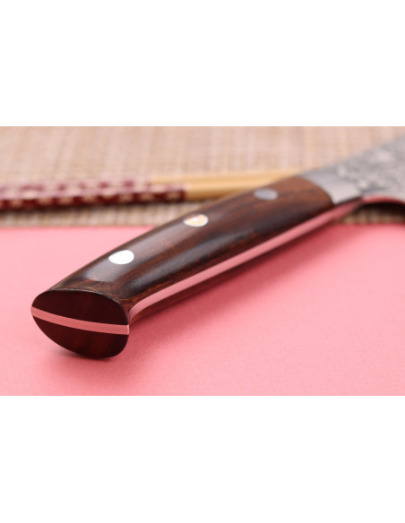 Takeshi Saji R2 Damas Mosaïque Japanilainen kokkiveitsi 18cm