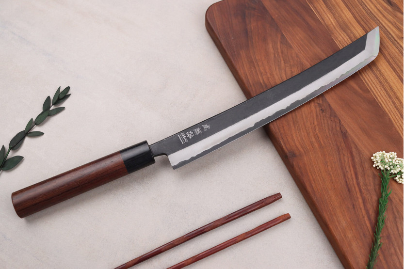 Couteau sakimaru 27cm japonais handwerkliche Wusaki Sakimaru BS1