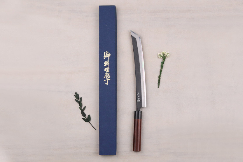 Couteau sakimaru 27cm japonais artisanal Wusaki Sakimaru BS1