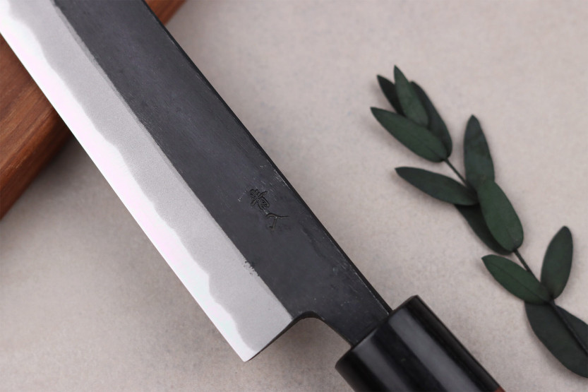 Couteau sakimaru 27cm japonais artisanal Wusaki Sakimaru BS1