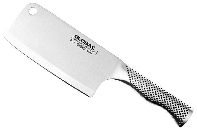 Folha de talho de cozinha japonesa Global G12 com 16 cm de lâmina