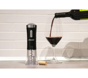 Cavatappi elettrico Arcos 604600 in ABS nero 2