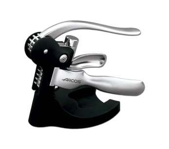 Arcos 604100 vipukorkkiruuvi sinkkiseoksella ja mustalla ABS-folioleikkurilla 26cm