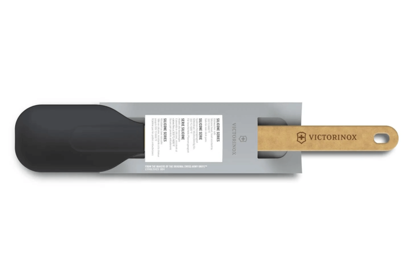 Victorinox Silicone Series hollow spatula with black silicone head 33.4cm