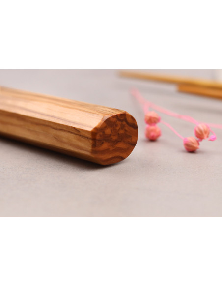 Couteau universel 15cm Japonese artisanal Hinoura Mutsumi Ajikataya Musta Nashiji