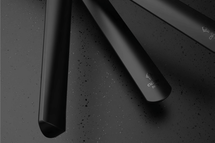 Comas Atlantida Ice Black stainless steel 24 stainless steel cutlery set