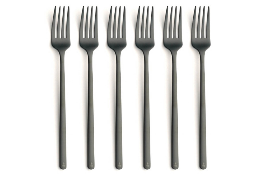 Comas Atlantida Ice Black stainless steel 24 stainless steel cutlery set