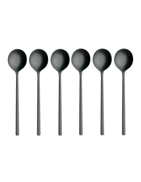 Comas Atlantida Ice Black rustfrit stål 24 bestiksæt i rustfrit stål
