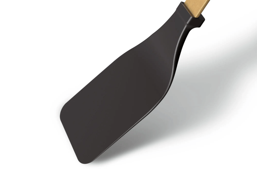 Victorinox Gourmet black and natural nylon bent spatula 36.3cm