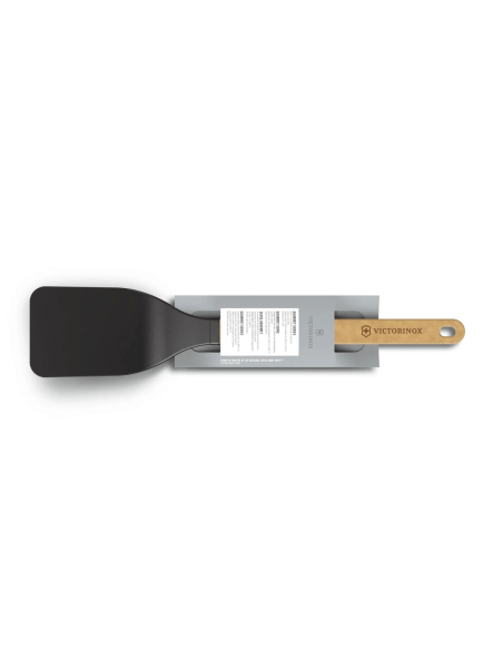 Victorinox Gourmet black and natural nylon bent spatula 36.3cm