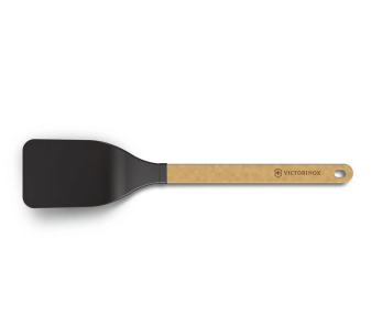 Victorinox Gourmet espátula doblada de nylon negro y natural 36,3cm