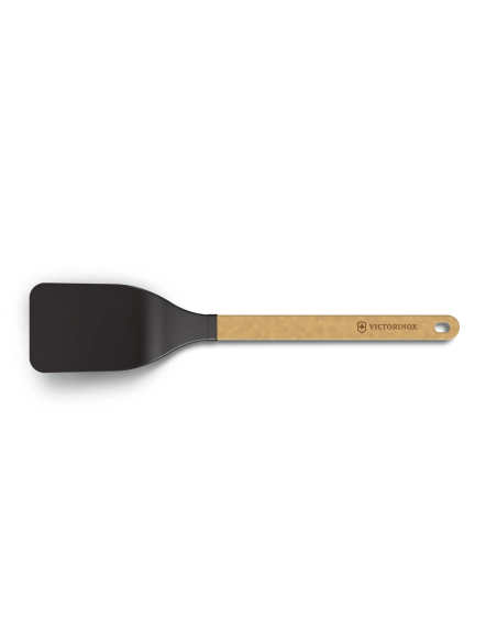Victorinox Gourmet black and natural nylon bent spatula 36.3cm