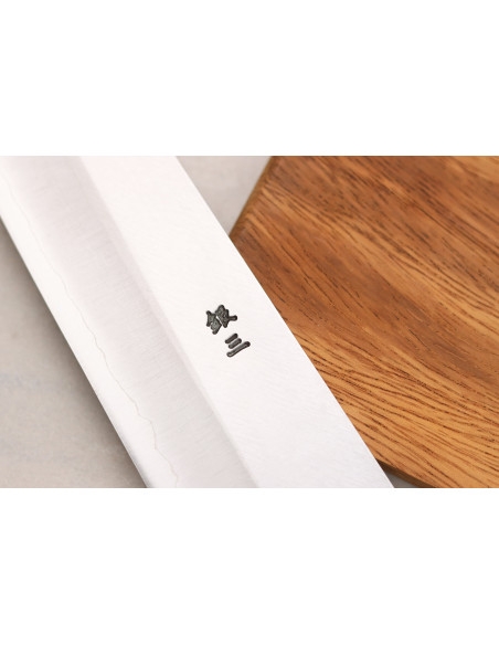 Momotaro Ginsan 21cm ambachtelijk Japans kiritsuke koksmes magnolia handgreep