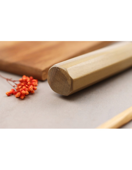 Momotaro Ginsan 21cm artisanal japanese kiritsuke chef ' s knife magnolia handle